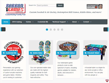 Tablet Screenshot of barrongames.com